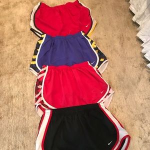 Nike shorts (4 pairs) all size medium